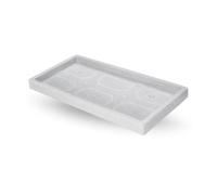 SOTTOFIORIERA IN RESINA VECA 60-80-100CM PER FIORIERA MILLERIGHE O LISCIA