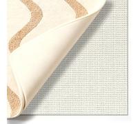 Sottofondo Antiscivolo 100 x 185 cm Antiscivolo Sottotappeto Tagliabile in PVC Aderisce Senza Colla per Cassetto Bagagliaio Auto Cucina, bianco