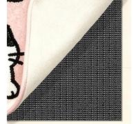 Sottofondo Antiscivolo 125 x 125 cm Antiscivolo Ferma Tappeto Ritagliabile per Moquette Cassetti Ripiani Materasso Divano Cucina Auto, Nero