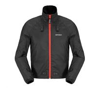 Spidi Thermo Rain Chest H2Out impermeabile Moto Tessile Giacca, nero, taglia XL per maschi