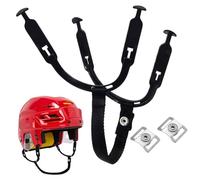 Sottogola per casco, in di nylon, 20 cm, per casco da hockey, con passanti per le orecchie, lunghezza regolabile, trappola per orecchie per hockey su ghiaccio Hockey Hë, trappola regolabile
