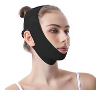 Sottogola per dormire, maschera per il viso regolabile con linea a V per modellare la mascella, materiale traspirante delicato sulla pelle per le donne