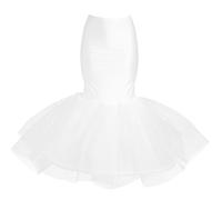 Sottogonna Abito Da Sposa Sirena Vestito Bianco Abiti Per Le Donne