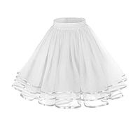 Sottogonna da Donna Anni '50, Stile retrò, Sottoveste, Vintage, Linea ad A, Crinoline, Mezza Slip, per tutù, Rockabilly, Abito da Festa Moda