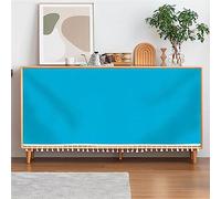 Sottolavello blu da cucina, antipolvere, 59,9 cm di larghezza x 89,9 cm di altezza, ideale per piccoli spazi, per cucine e armadi per la privacy, massimizza l'efficienza di conservazione