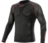 T-shirt termica Alpinestars Tech manica lunga nero rosso - XL-XXL