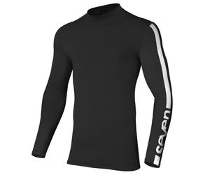 Sottomaglia tecnica Motocross Seven Zero Compression Black/White Taglia:L