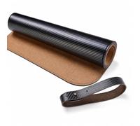 Sottomano da Scrivania, Desk Mat, Nero, PVC+, 80x40 cm | Costruzione robusta, Tappetino Antiscivolo, Sessioni di gioco , Per lavora da casa