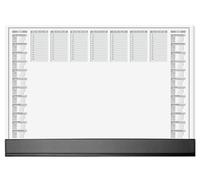 Sigel ho365 sottomano giornaliero settimanale nero bianco l x a 595 mm 410