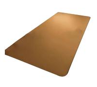 Sottomano da scrivania in pelle PVC, antiscivolo, per computer portatile, impermeabile, oleorepellente, con retro in pile, colore: arancione, giallo, 50 x 100 cm