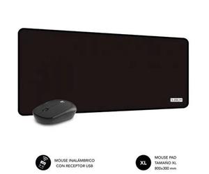 Sottomano da scrivania Subblim Harmony - 800x300x2 mm - Resistente all'acqua - Base antiscivolo - Design ergonomico - Risoluzio NEW