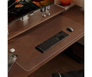 Sottomano da scrivania, trasparente, tappetino per mouse grande, 100 x 40 cm x 1,5 mm, per scrivania, impermeabile, anti-incrostazione, per ufficio, casa