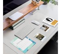 Sottomano da scrivania, trasparente, tappetino per mouse grande, 60 x 35 cm x 1,5 mm, tappetino da scrivania, impermeabile, anti-incrostazione, per ufficio, casa