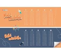 Sottomano didattico bifacciale da tavolo 60 × 40 cm per scuola primaria