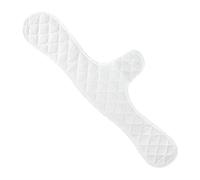 Sottomano per il sudore, in cotone, assorbono efficacemente il sudore sotto il seno, comode e riutilizzabili, per una freschezza che dura tutto il giorno, bianco (bianco, A)