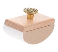 Sottomano portatile in legno per penne stilografiche, assorbe inchiostro ad asciugatura rapida, design riutilizzabile ed ergonomico, 5 x 3,3 x 2,6 cm, stile vintage per casa e ufficio