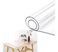 Sottomano protettivo trasparente in vinile, per ufficio e casa, spessore 1,5 mm, misura grande, 70 x 160 cm, ideale per scrivere al computer e da tavolo