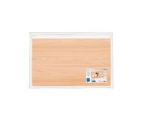 Sottomano Silva - 58,5 x 38,5 cm - trasparente/stampa legno - Cep