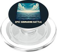 Sottomarino epico sottomarino nucleare Battle Warfare Sottomarino U-boat PopSockets PopGrip per MagSafe
