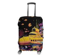 Sottomarino giallo viaggio bagagli copertura lavabile antigraffio bagagli valigia Protector, Stile:, L