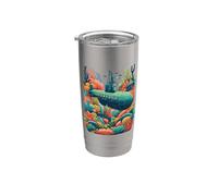 Sottomarino Submariner Corallo Submarine Submarine U-Boat Stealth Bicchiere termico in acciaio inox doppia parete