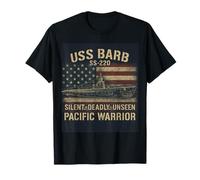 Sottomarino USS Barb WWII Silent Service Pacific Maglietta