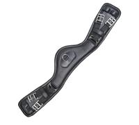 Sottopancia anatomico da dressage in cuoio con doppio elastico gommato Hkm Sport
