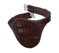 Sottopancia con pararamponi in cuoio italiano e fibbie inox modello Gold Gold