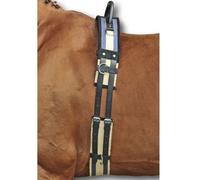 Sottopancia per cavalli da allenamento con maniglia in cordura e pelle Hkm Sport