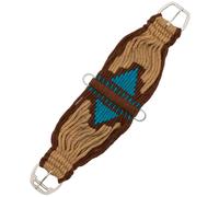 Sottopancia western a cordoncini in tessuto mohair con fibbie inox modello Aztec