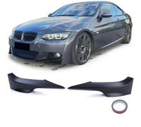 SOTTOPARAURTI ANTERIORE FLAPS NERO OPACO PER BMW E92 E93 06-10 SERIE 3