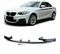 SOTTOPARAURTI ANTERIORE NERO LUCIDO PER BMW F22 F23 2013 COUPE CABRIO SERIE 2