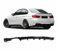 SOTTOPARAURTI POSTERIORE DIFFUSORE NERO LUCIDO PER BMW F30 2011 SERIE 3 NUOVO