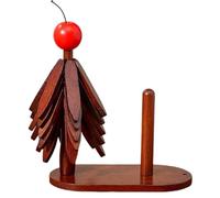 Sottopentola in legno a forma di albero, estetica, con supporto e fazzoletto pieghevole a forma di albero, per piatti, ciotole, bevande, teiere, tavolo da pranzo, bancone della cucina