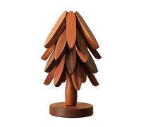 Sottopentola in legno a forma di albero, set di sottopentola pieghevoli in legno di noce, sottopiatti + supporto per piatti caldi, pentole, ciotole, teiere, presine