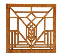 Sottopentola in legno di Lake Geneva di Frank Lloyd Wright