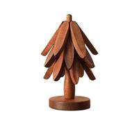 Sottopentola in legno, sottobicchieri resistenti al calore, protezione per sala da pranzo per vacanze | Concetto di decorazione artigianale in stile tavolo da cucina stagionale rustico ave