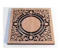 Sottopentola in legno tagliato al laser di Frank Lloyd Wright ROBERTS SKYLIGHT Design