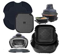 Sottopentola in silicone per Ninja CRISPi Friggitrice ad aria FN101EUSG, Sottobicchieri in silicone Accessori per Air Fryer Ninja FN101EU