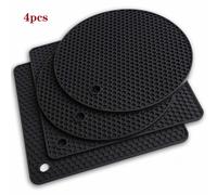 Sottopentola in silicone per pentole e padelle calde, tappetini da cucina con design a nido d'ape, protezione per il piano di lavoro facile