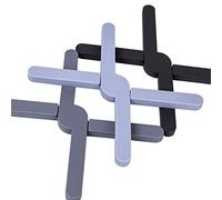 Sottopentola pieghevole in silicone, 3 pezzi Croce sottopentola da cucina per pentole e padelle calde, supporti in silicone, sottopentola in silicone per ferro caldo, set di sottopentola