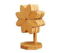 Sottopentola Resistente Calore In Legno Naturale Protezioni Per Controsoffitto A Forma Girandola Tavolo Da Pranzo Da Cucina Piatti Caldi Pentole Porta Pentole Tappetino Stoviglie