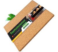 Sottopentola XXL in sughero | Rettangolare: 45x30 cm | per pentole extra grandi pirofile, padelle, base decorativa anche per il fai da te - Mini bacheca - Resistente al calore antiscivolo