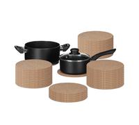 Sottopentole set di 40 sottostoviglie in sughero supporto accessori per pentole