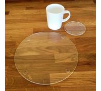 Sottopiatti E Coaster - Acrilico Trasparente - Forme/Dimensioni Personalizzate