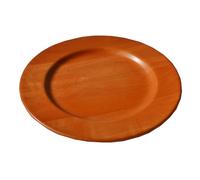 Sottopiatto in legno massello Ø 32xh 3,2cm con legno massello di tiglio , il piatto è lavorato e tornito singolarmente a mano colore Arancio arancio