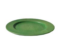 Sottopiatto in legno massello Ø 32xh 3,2cm con legno massello di tiglio , il piatto è lavorato e tornito singolarmente a mano Verde