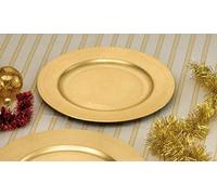 Sottopiatto tondo 30,5 cm oro ad