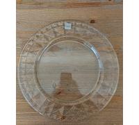 SOTTOPIATTO VETRO TRASPARENTE CARRE' CM 32 SET 2 Pz