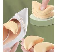Sottopiede in spugna extra morbido, aumenta la taglia della scarpa di 1/2, regola e protegge tacchi alti, loafers, copri-dita, anti-attrito e anti-dolore, sottopiedi, riduttore di taglia scarpe 2 paia